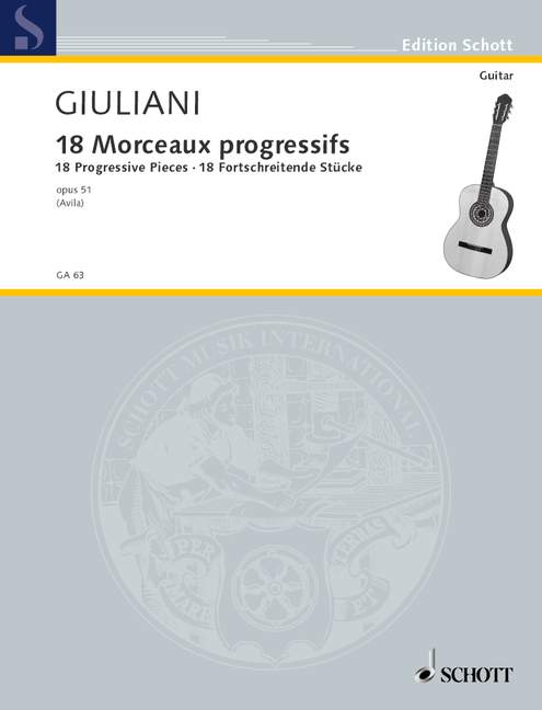 18 Progressive Pieces for Guitar