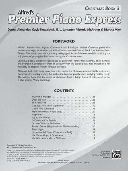Premier Piano Express Christmas Book 3