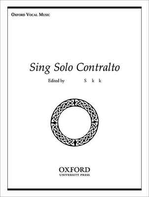 Sing Solo Contralto Voice/Piano