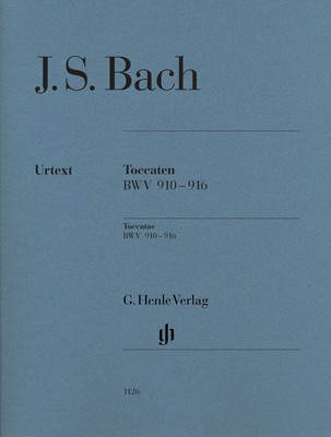 Toccatas BWV 910-916 without fingering