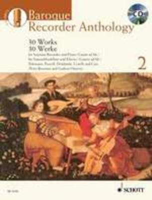 Baroque Recorder Anthology Volume 2 - 32 Works for Descant Recorder with Piano/Guitar Accompaniment - Descant Recorder Schott Music