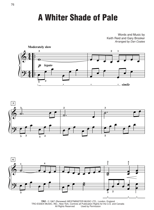 Simply Rock 60s EasyPiano - Coates - Alfred