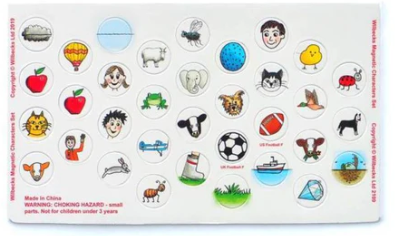 Wilbecks Round Character Magnets