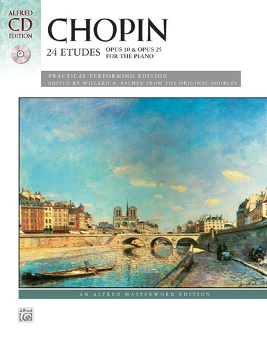 Chopin 24 Etudes Op 10 & Op 25 Book/CD