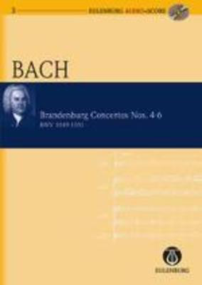 Brandenburg Concertos Nos 4 - 6 - Study Score with CD - Johann Sebastian Bach - Eulenburg Study Score Score/CD