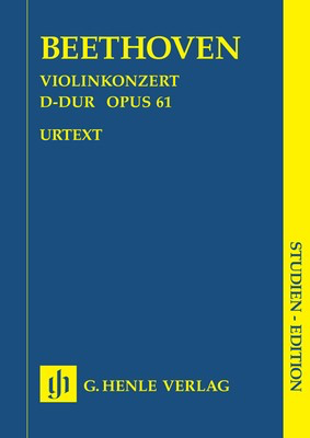 Violin Concerto in D Major Op 61 Study Score