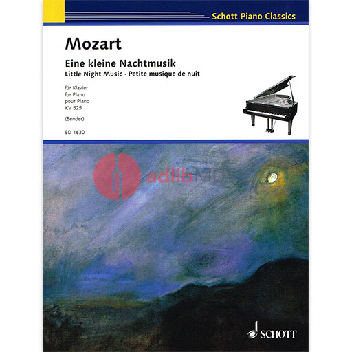 Mozart - Eine Kleine Nachtmusic - Piano Solo Schott ED1630