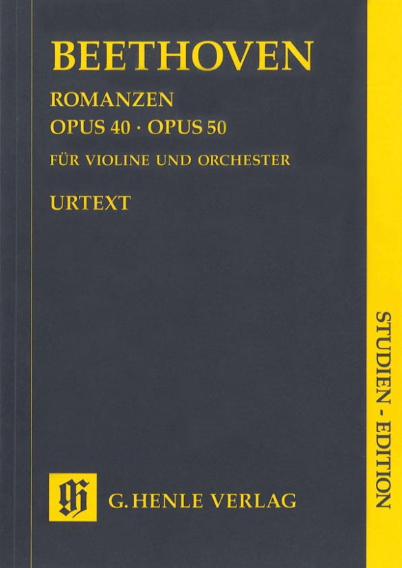 Romances in G and F major Op 40 & 50 Study Score