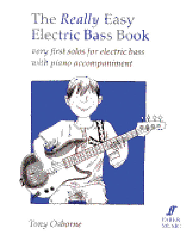 REALLY EASY ELECTRIC BASS BOOK W/PNO ACCOMP - Faber