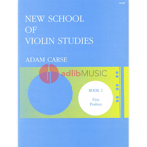 New School Of Violin Studies Book 2 - First Position - Adam Carse - Stainer & Bell