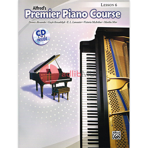Premier Piano Course Lesson 6 Bk/CD