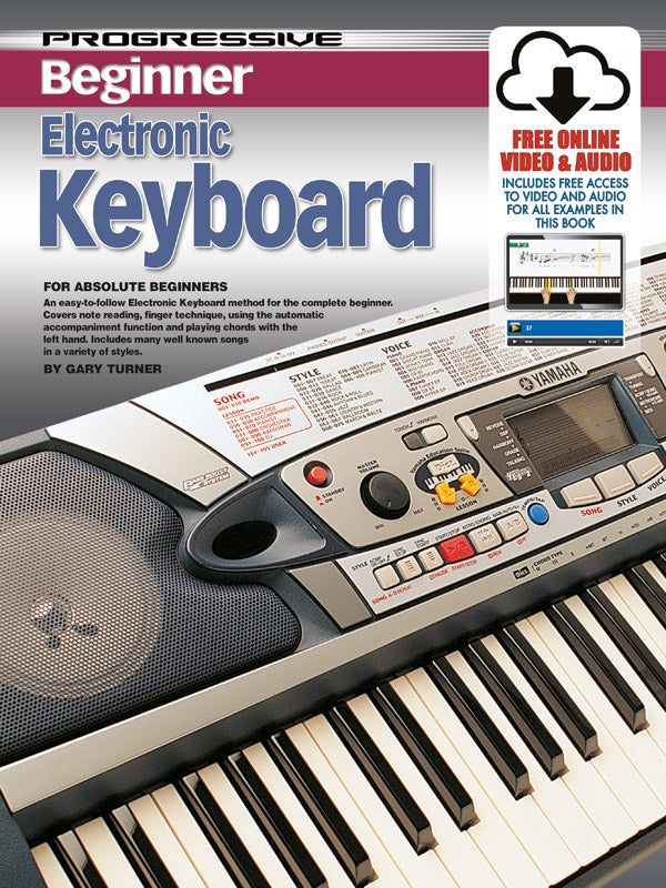 Progressive Beginner Keyboard B&W Book/OA