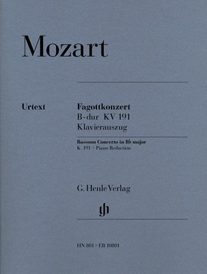 Bassoon Concerto in Bb major K 191 Bassoon/Piano