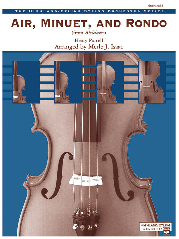 AIR MINUET AND RONDO STRING ORCH ARR ISAAC PURCELL