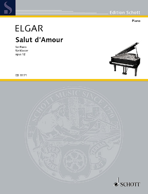 Elgar Salut D'Amour in E Major - Piano Solo