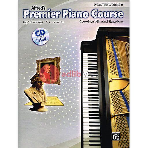 Premier Piano Course Masterworks 6 Bk/CD