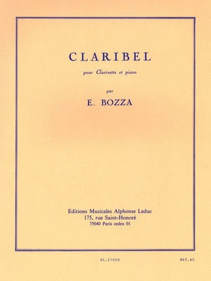 CLARIBEL B FLAT CLA/PNO - BOZZA - Leduc AL21040MS