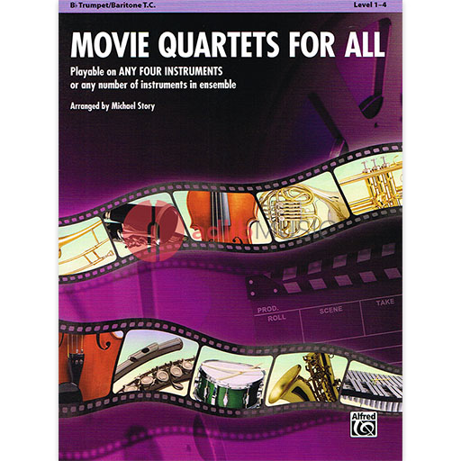 Movie Quartets for All Trumpet