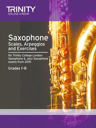 Trinity Saxophone Scales From 2015 Grades 1-8 - Trinity - Trinity