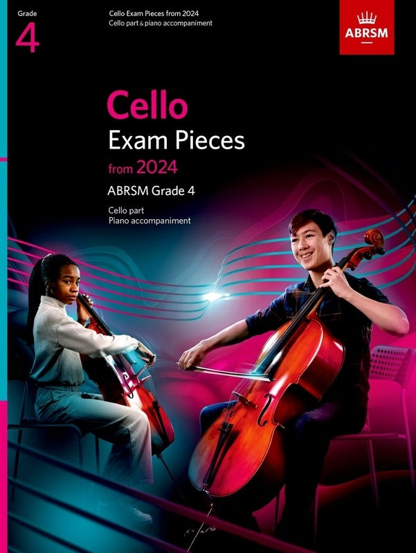 ABRSM Cello From 2024 Grade 4 Cello/Piano