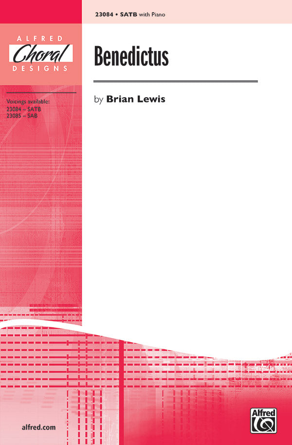 BENEDICTUS SATB/PNO LVL 4