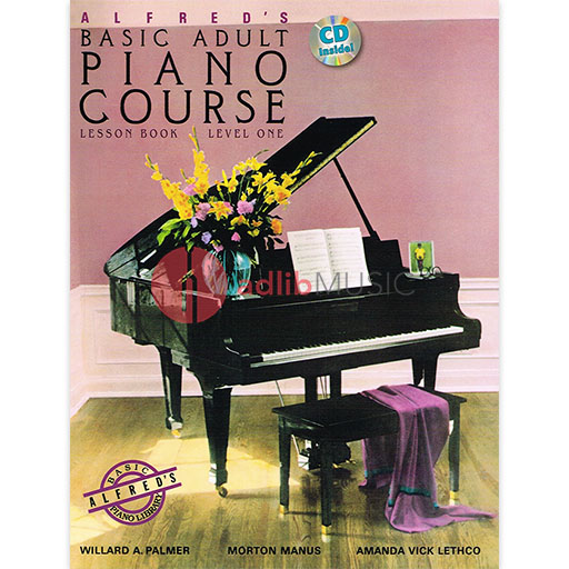 Alfred's Basic Adult Piano Course - Lesson Book 1 w/CD -  Alfred Music