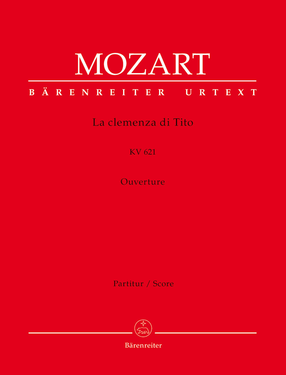 LEMENZA DI TITO OVERTURE FULL SC MOZART