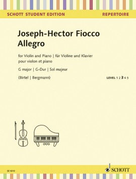 Allegro in G Major Violin/Piano