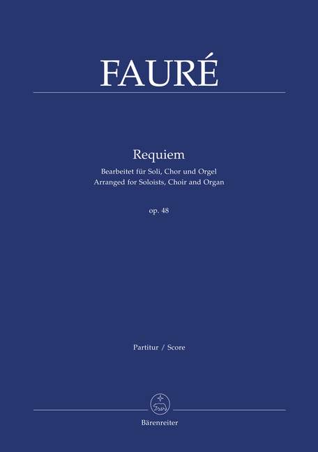 Requiem Op 48 SATB/Organ