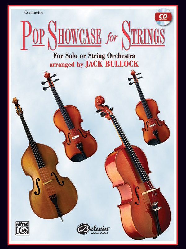 POP SHOWCASE FOR STRINGS CONDUCTOR BK/CD - Warner Bros