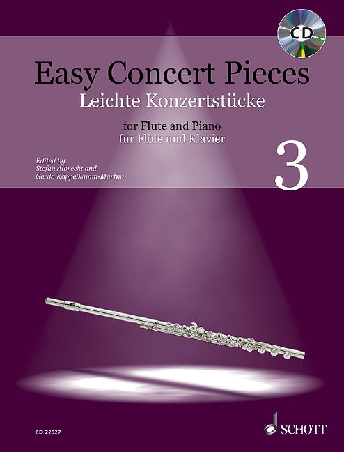 Easy Concert Pieces for Flute Volume 3 Book/CD - Various Koppelkamm-Martini Gerda