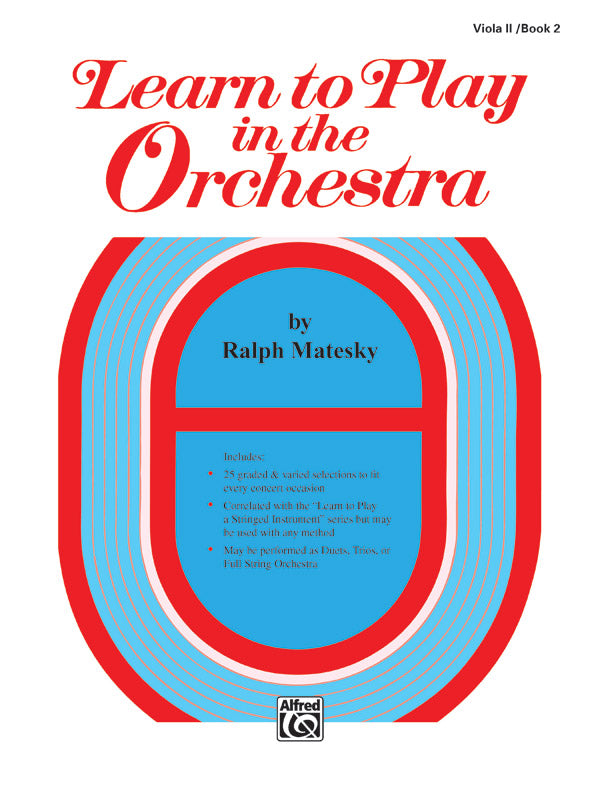 LEARN TO PLAY IN THE ORCHESTRA BK 2 VLA 2