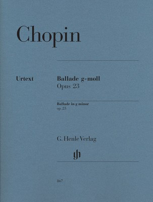 Ballade in G minor Op 23 Piano Solo