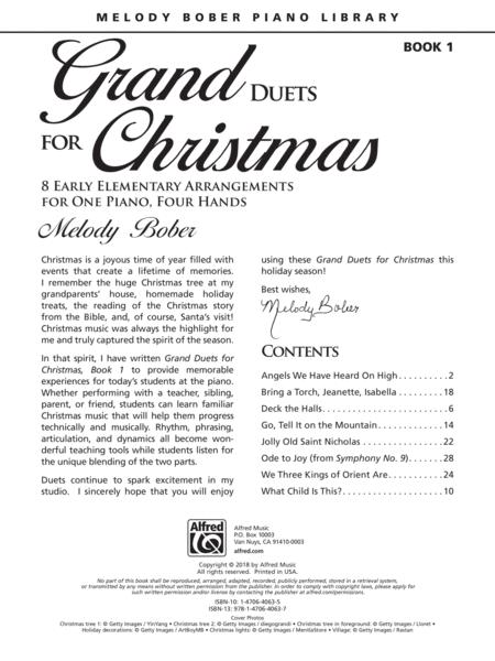 Grand Duets for Christmas Book 1 1P4H