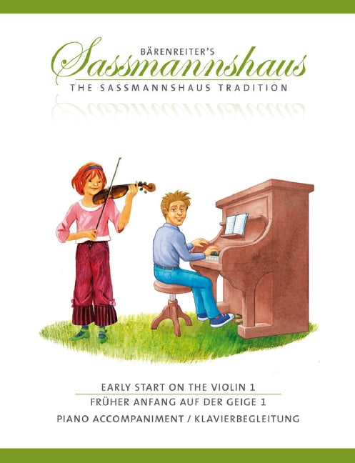 Early Start on the Violin Book 1 - Piano Accompaniment - Sassmannsaus Kurt Barenreiter BA10751