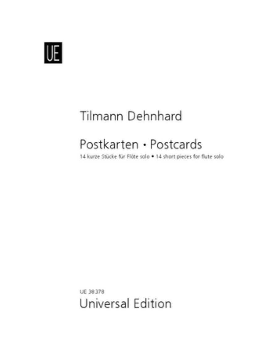 Postcards: 14 Short Piece for Flute