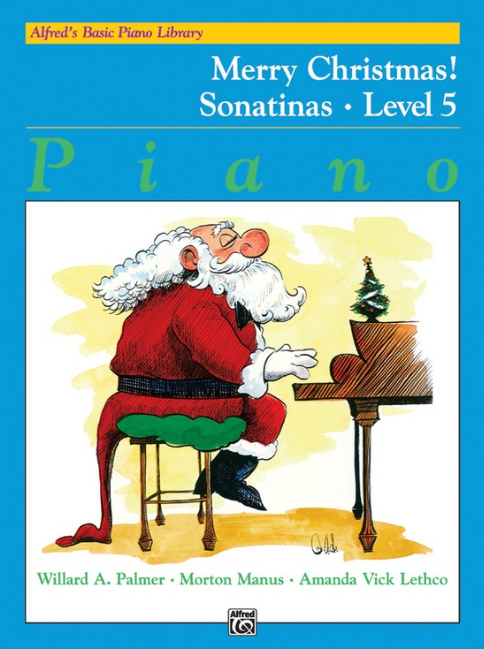 Alfred's Basic Piano Library - Merry Christmas! Book 5 Sonatinas - Alfred Music