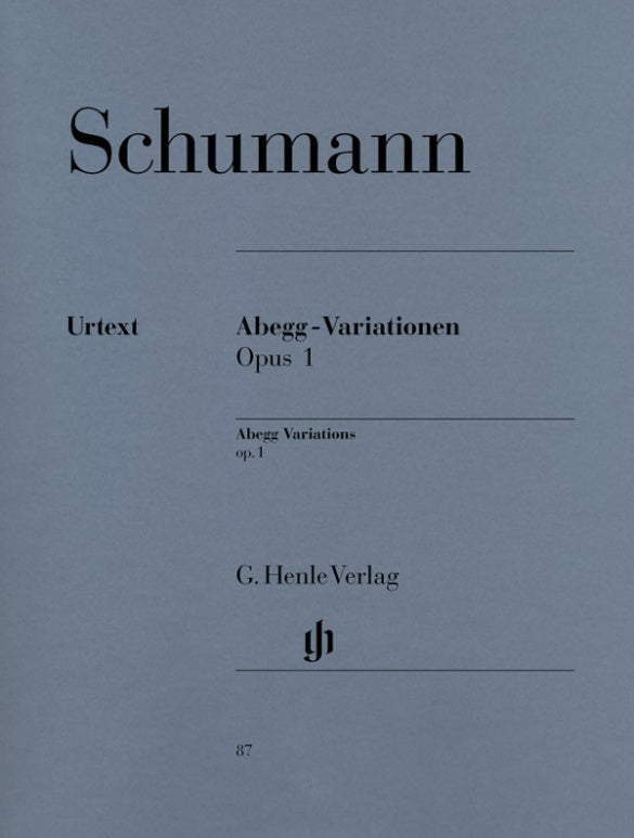 Abegg Variations Op 1 Piano Solo