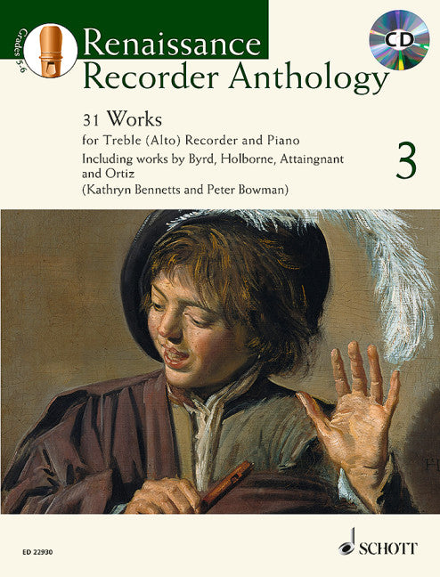 Renaissance Recorder Anthology Book 3 Book/CD - Bowman Peter; Bennetts Kathryn