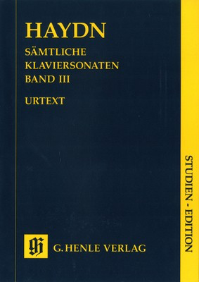 Complete Piano Sonatas Volume 3 Study Score