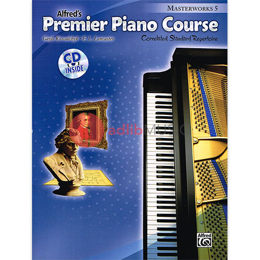 Premier Piano Course Masterworks 5 Bk/CD