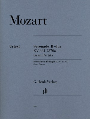 Serenade Gran Partita in Bb Major K 361