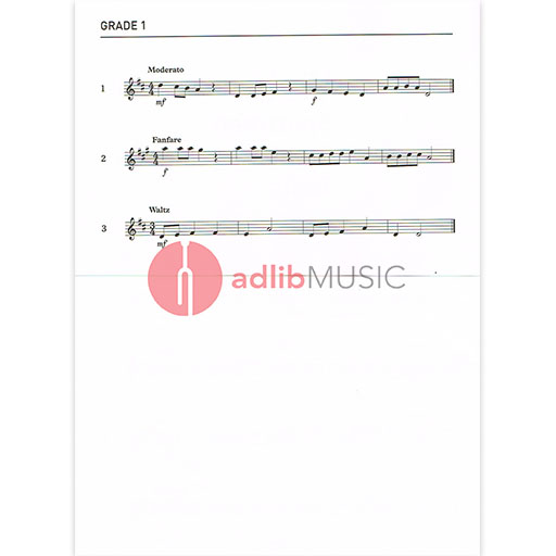 Violin Specimen Sight-Reading Tests, ABRSM Grades 1-5 - from 2012