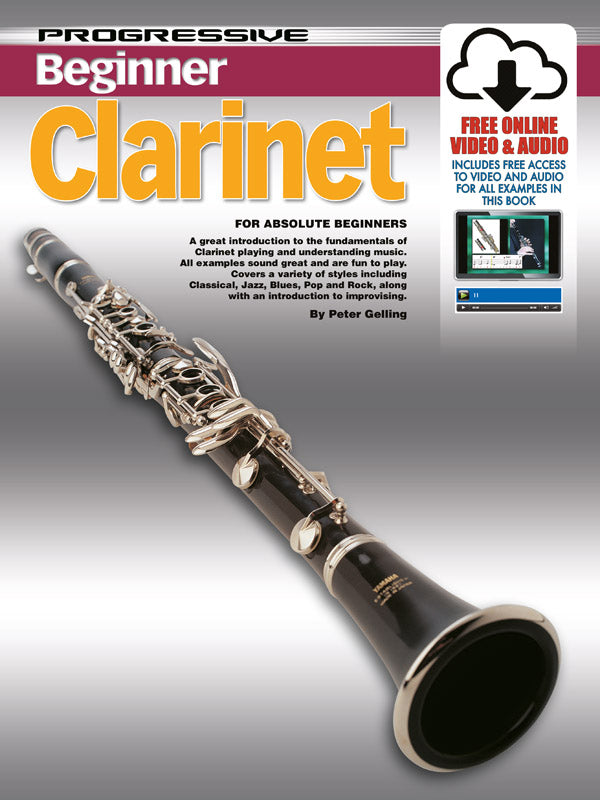 Progressive Beginner Clarinet Small Book/DVD