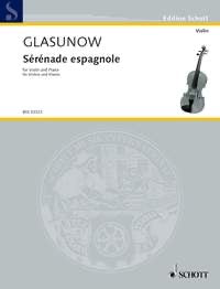 Glazunov - Serenade Espagnole - Violin/Piano Accompaniment Schott BSS33323