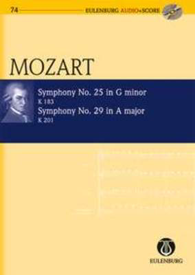 Symphony No 25 G Min Symphony No 29 A Bk/Cd -