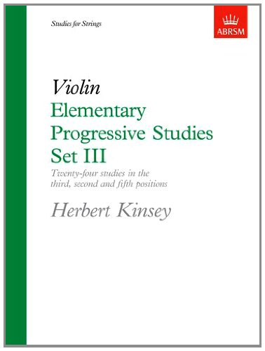 Elementary Progressive Studies Set 3 for Violin