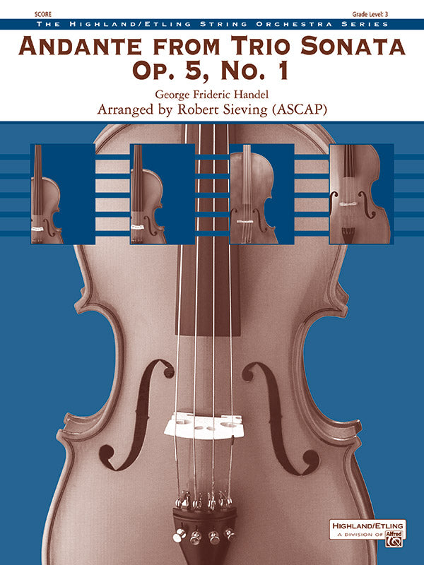 Andante From Trio Sonata Op 5 No1 SO Gr 3