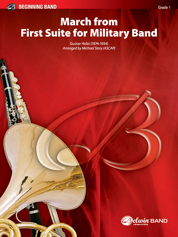 March from First Suite for Military Band CB Gr 1 Holst Gustav