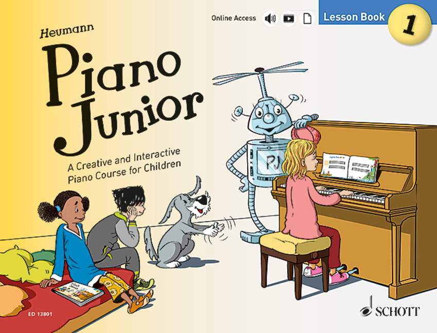 Piano Junior Lesson Book 1 - Piano by Heumann Schott ED13801